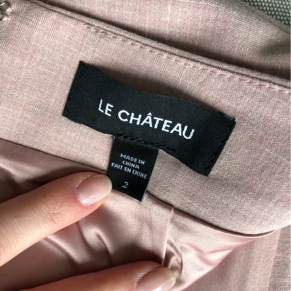 Le Chateau Pink Pencil Skirt NWOT - Picture 5 of 6